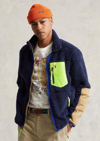 Navy Men’s Ralph Lauren Wind-blocking Hybrid   Jackets