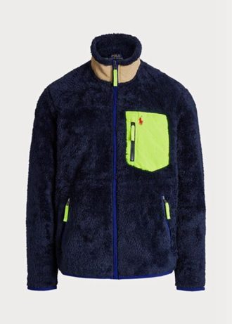 Navy Men’s Ralph Lauren Wind-blocking Hybrid   Jackets