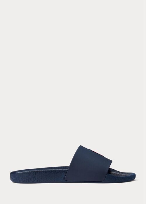 Navy / Red Men’s Ralph Lauren Signature Pony Slippers Navy / Red Men’s Ralph Lauren Signature Pony Slippers