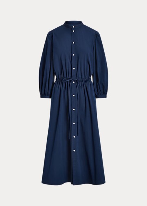 Navy Women’s Ralph Lauren Cotton Broadcloth Dress Navy Women’s Ralph Lauren Cotton Broadcloth Dress