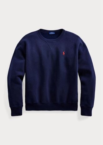 Navy Women’s Ralph Lauren Fleece Pullover Sweatshirts