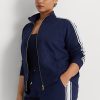 Navy Women’s Ralph Lauren French Terry Full-Zip Jackets Navy Women’s Ralph Lauren French Terry Full-Zip Jackets