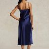 Navy Women’s Ralph Lauren Mulberry Silk Midi Slip Dress Navy Women’s Ralph Lauren Mulberry Silk Midi Slip Dress