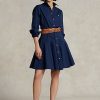 Navy Women’s Ralph Lauren Paneled Dress Navy Women’s Ralph Lauren Paneled Dress