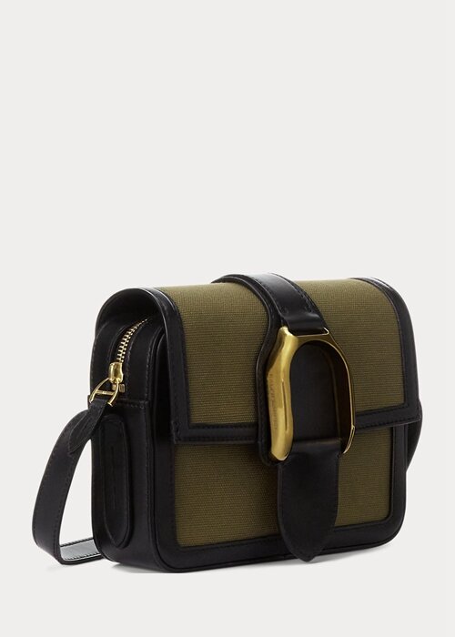 Olive Women’s Ralph Lauren Canvas Welington Crossbody Bags Olive Women’s Ralph Lauren Canvas Welington Crossbody Bags