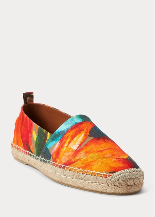 Orange Men’s Ralph Lauren Bowsworth Floral Linen Espadrille Orange Men’s Ralph Lauren Bowsworth Floral Linen Espadrille