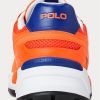 Orange / Royal Men’s Ralph Lauren Jogger Suede & Mesh Sneakers Orange / Royal Men’s Ralph Lauren Jogger Suede & Mesh Sneakers