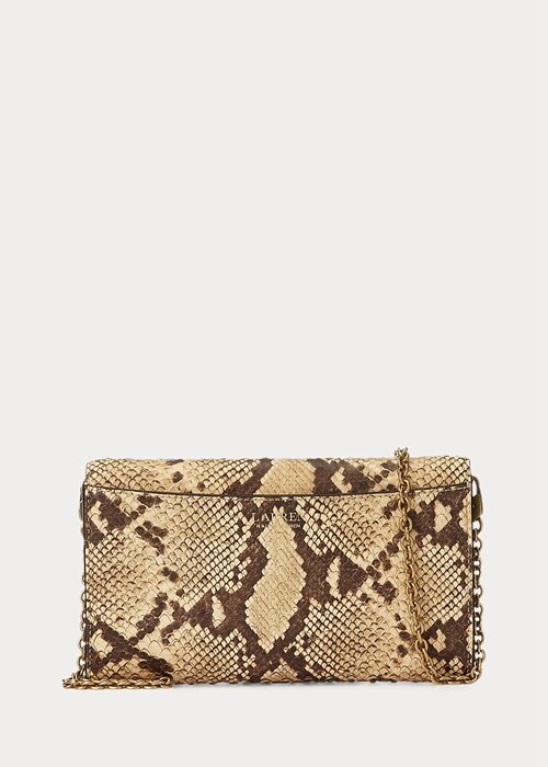 Parchment Women’s Ralph Lauren Faux-Snakeskin Medium Adair Crossbody Bags Parchment Women’s Ralph Lauren Faux-Snakeskin Medium Adair Crossbody Bags