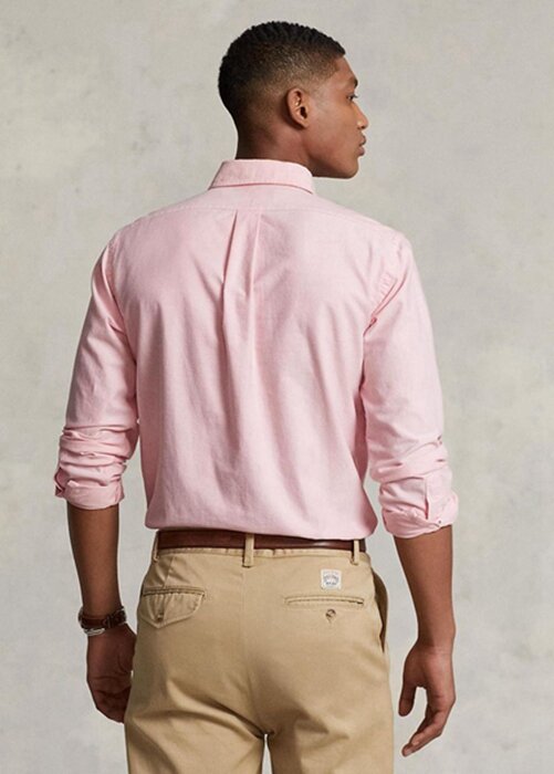 Pink Men’s Ralph Lauren Slim Fit Oxford Shirts Pink Men’s Ralph Lauren Slim Fit Oxford Shirts