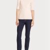 Pink Women’s Ralph Lauren Cotton Boatneck   Tops