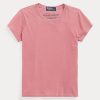 Pink Women’s Ralph Lauren Organic Cotton Crewneck T Shirts