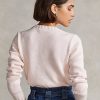 Pink Women’s Ralph Lauren Pink Pony Flag Cotton Sweaters