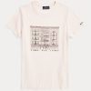 Pink Women’s Ralph Lauren Slim Graphic Ribbed Cotton T Shirts