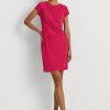 Pink Women’s Ralph Lauren Stretch Jersey Short-Sleeve Dress Pink Women’s Ralph Lauren Stretch Jersey Short-Sleeve Dress