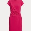 Pink Women’s Ralph Lauren Stretch Jersey Short-Sleeve Dress Pink Women’s Ralph Lauren Stretch Jersey Short-Sleeve Dress