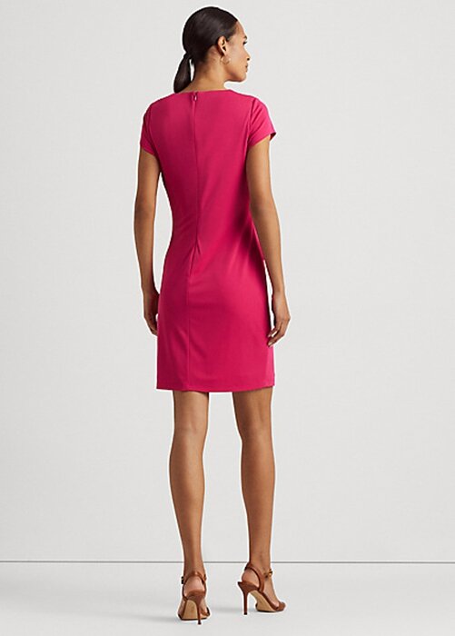 Pink Women’s Ralph Lauren Stretch Jersey Short-Sleeve Dress Pink Women’s Ralph Lauren Stretch Jersey Short-Sleeve Dress