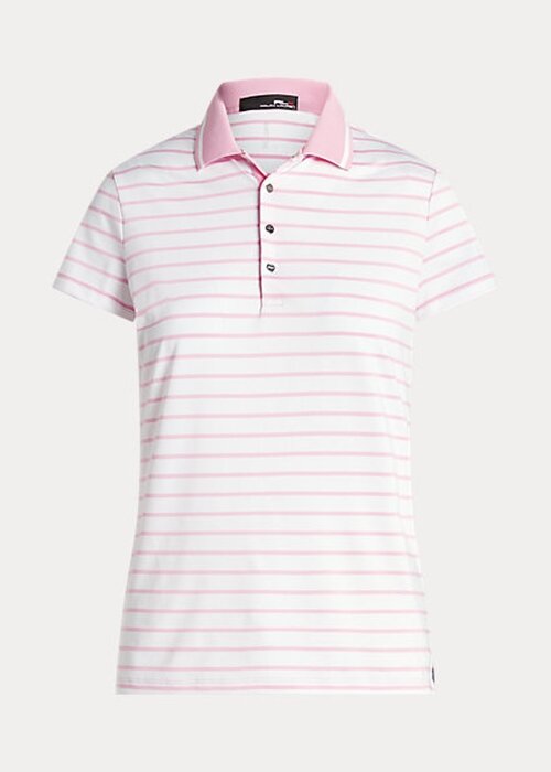 Pink Women’s Ralph Lauren Tailored Fit Jersey Polo Shirts Pink Women’s Ralph Lauren Tailored Fit Jersey Polo Shirts