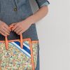 Prnt Khaki Mjcqrd/Portsid Women’s Ralph Lauren Monogram Jacquard Medium Tyler Tote Bags