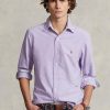 Purple Men’s Ralph Lauren Slim Fit Oxford  Shirts