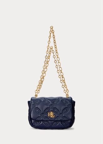 refined navy women s ralph lauren quilted nappa leather medium shoulder bags 1 330x462 - Refined Navy Women's Ralph Lauren Quilted Nappa Leather Medium Shoulder Bags
