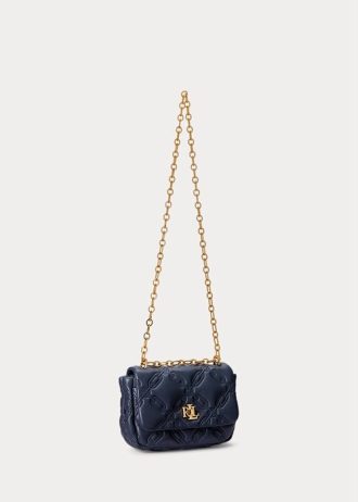 refined navy women s ralph lauren quilted nappa leather medium shoulder bags 2 330x462 - Refined Navy Women's Ralph Lauren Quilted Nappa Leather Medium Shoulder Bags