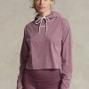 Rose Women’s Ralph Lauren Cropped Cotton Jersey Sweatshirts