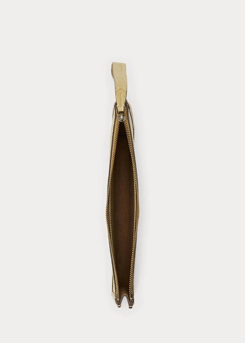 Sand Women’s Ralph Lauren Embossed Leather Envelope Handbag Sand Women’s Ralph Lauren Embossed Leather Envelope Handbag