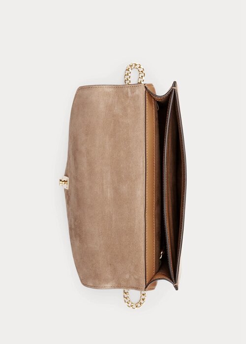 Tan Women’s Ralph Lauren Polo ID Calfskin Envelope Crossbody Bags Tan Women’s Ralph Lauren Polo ID Calfskin Envelope Crossbody Bags