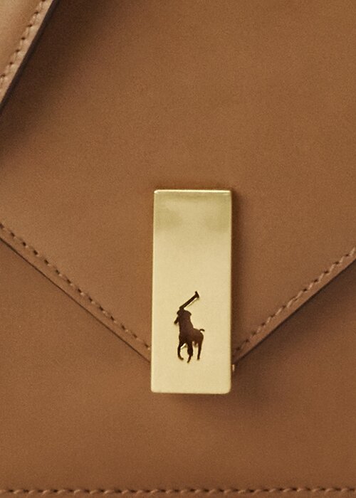 Tan Women’s Ralph Lauren Polo ID Calfskin Envelope Crossbody Bags Tan Women’s Ralph Lauren Polo ID Calfskin Envelope Crossbody Bags