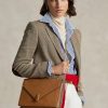 Tan Women’s Ralph Lauren Polo ID Calfskin Envelope Crossbody Bags Tan Women’s Ralph Lauren Polo ID Calfskin Envelope Crossbody Bags