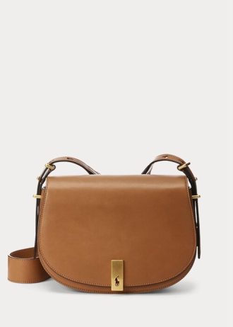 tan women s ralph lauren polo id calfskin saddle bags 1 330x462 - Tan Women's Ralph Lauren Polo ID Calfskin Saddle Bags