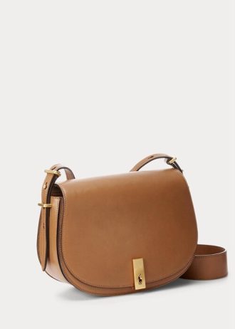 tan women s ralph lauren polo id calfskin saddle bags 2 330x462 - Tan Women's Ralph Lauren Polo ID Calfskin Saddle Bags