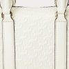 Vanilla/Buff Women’s Ralph Lauren Debossed Leather Small Kaden Satchel Bags