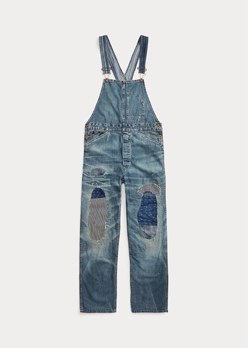 Wash Women’s Ralph Lauren Repaired Denim Overall Dress Wash Women’s Ralph Lauren Repaired Denim Overall Dress