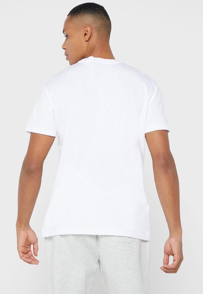 White Men’s Ralph Lauren Logo Crew Neck T Shirts