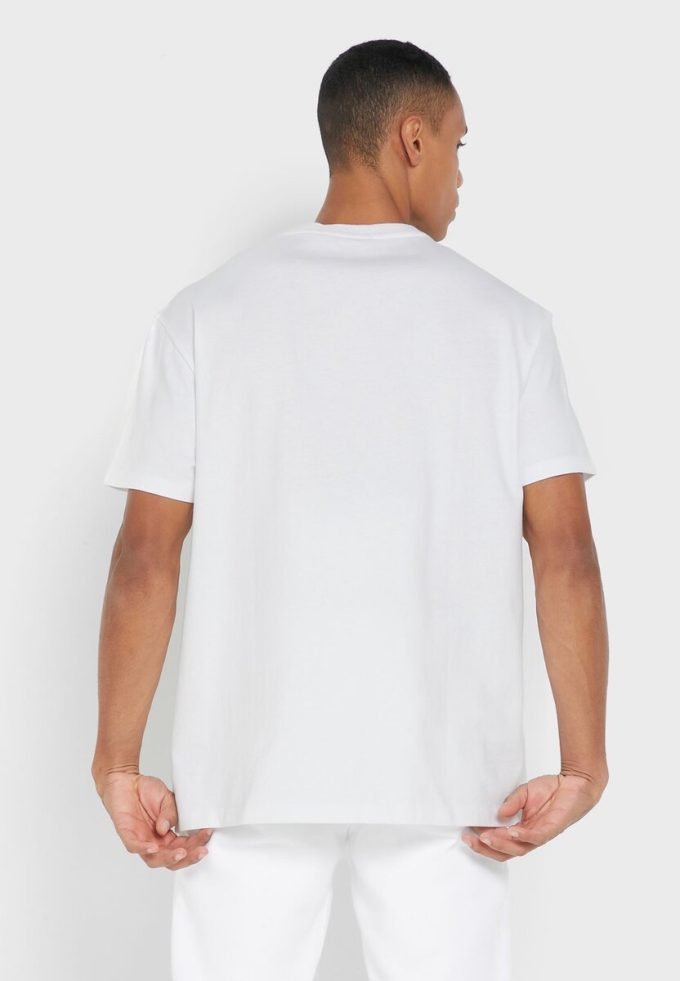 White Men’s Ralph Lauren Logo Crew Neck T Shirts