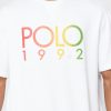 White Men’s Ralph Lauren Logo Crew Neck T Shirts