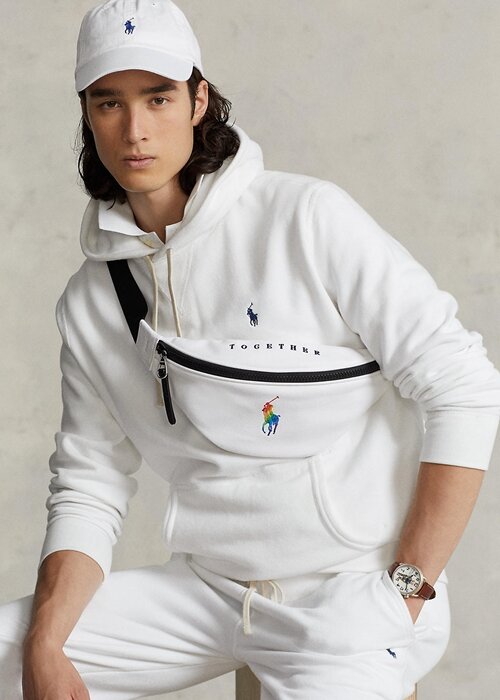 White Multi Women’s Ralph Lauren Pride Canvas Handbag White Multi Women’s Ralph Lauren Pride Canvas Handbag