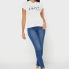 White Women’s Ralph Lauren Crew Neck Graphic T Shirts