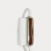 White Women’s Ralph Lauren Eyelet Leather Small Maddy Shoulder Bags