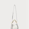 White Women’s Ralph Lauren Leather Small Charli  Shoulder Bags