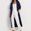 White Women’s Ralph Lauren Shantung Cargo Pants
