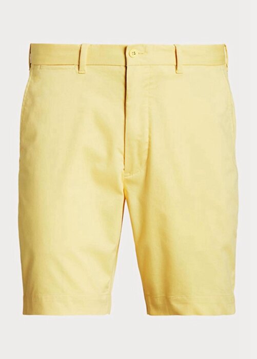 Yellow Men’s Ralph Lauren Tailored Fit Stretch Twill Shorts Yellow Men’s Ralph Lauren Tailored Fit Stretch Twill Shorts